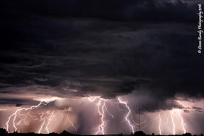 west mesa lightning storm