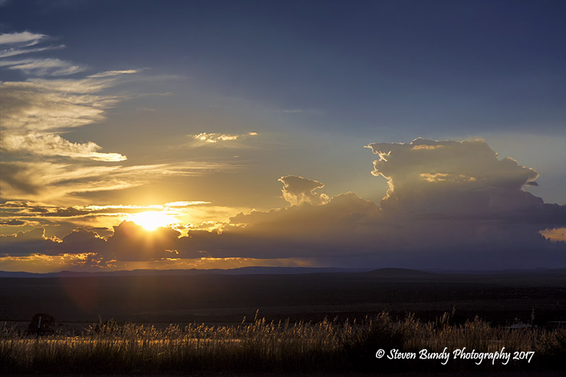 west mesa sunset