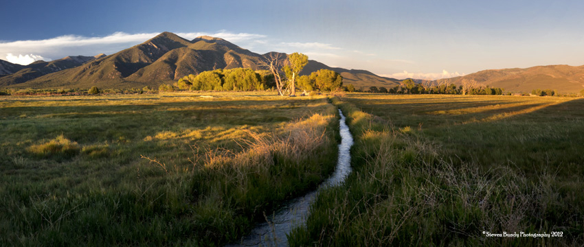 Acequia at Taos Mountain, El Prado, NM, 2012