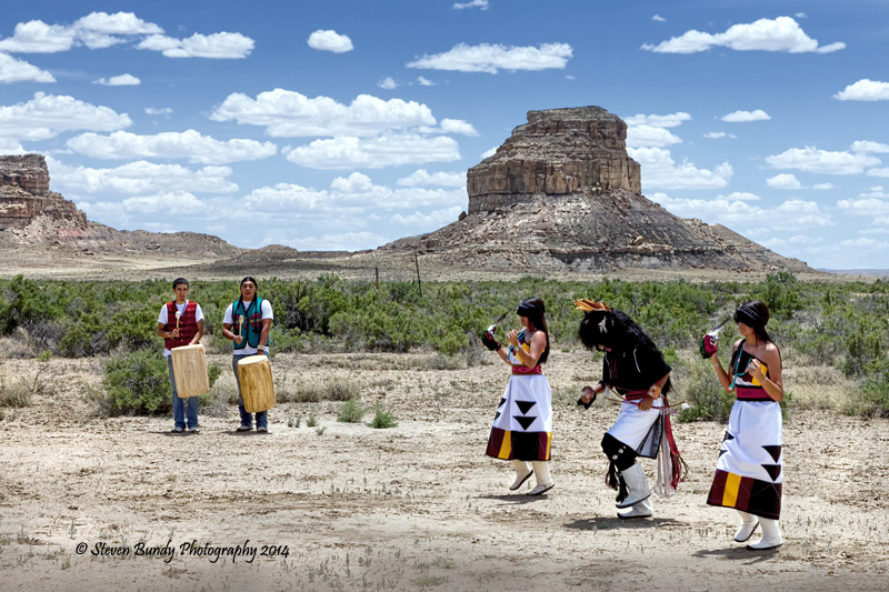 Laguna Kitzit Dancers  Chaco Culture National Historic Park, New Mexico – 2014