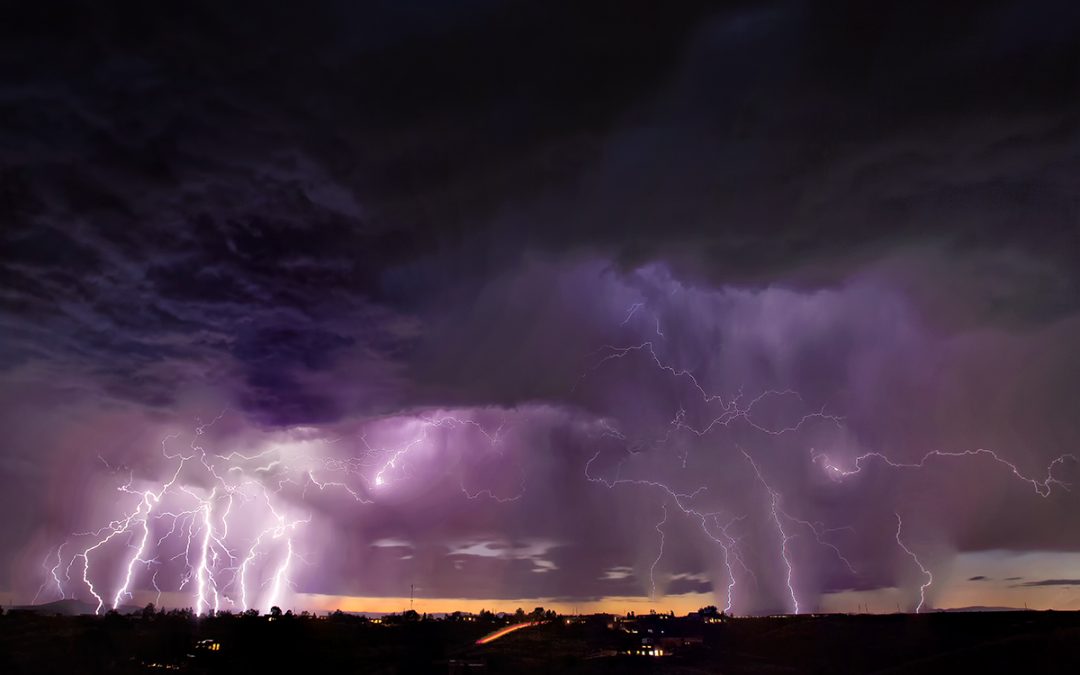 Sunset Lightning – Taos, NM – 2016