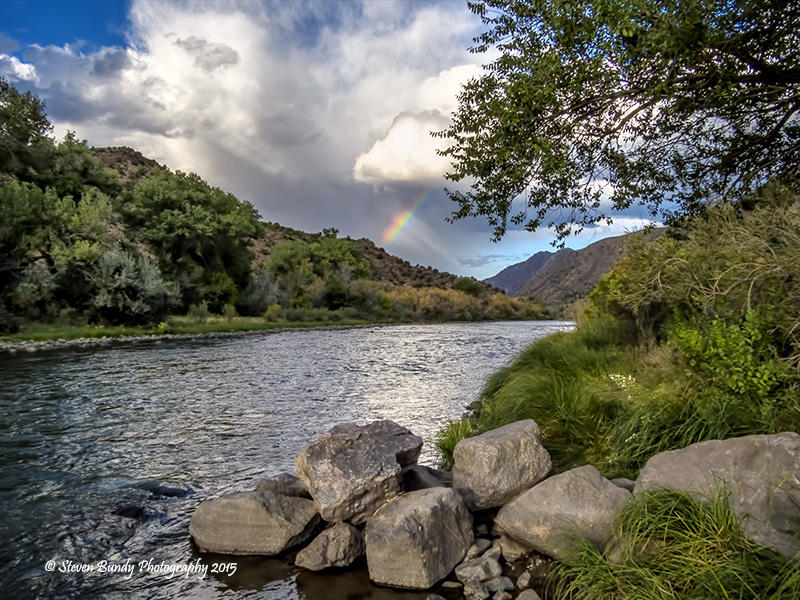 Rainbow over the Rio – Pilar, NM – 2015