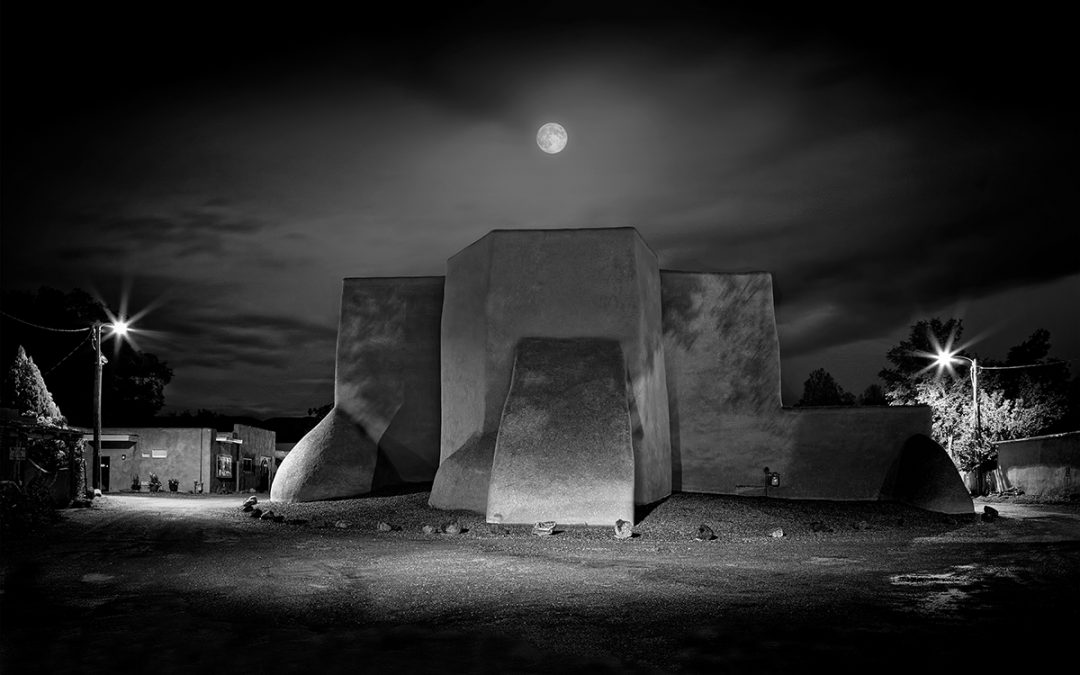 Ranchos Church Moonrise – Taos, NM – 2013