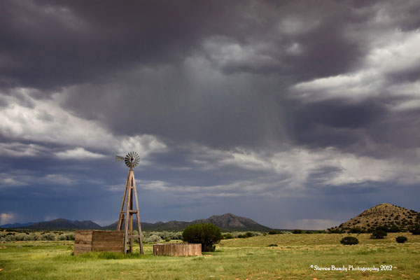 Summer Storm and Windmill