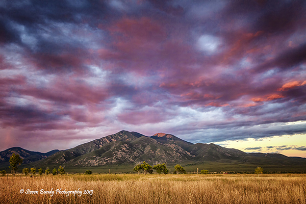 Taos Mountain Sunset – Taos, NM – 2015